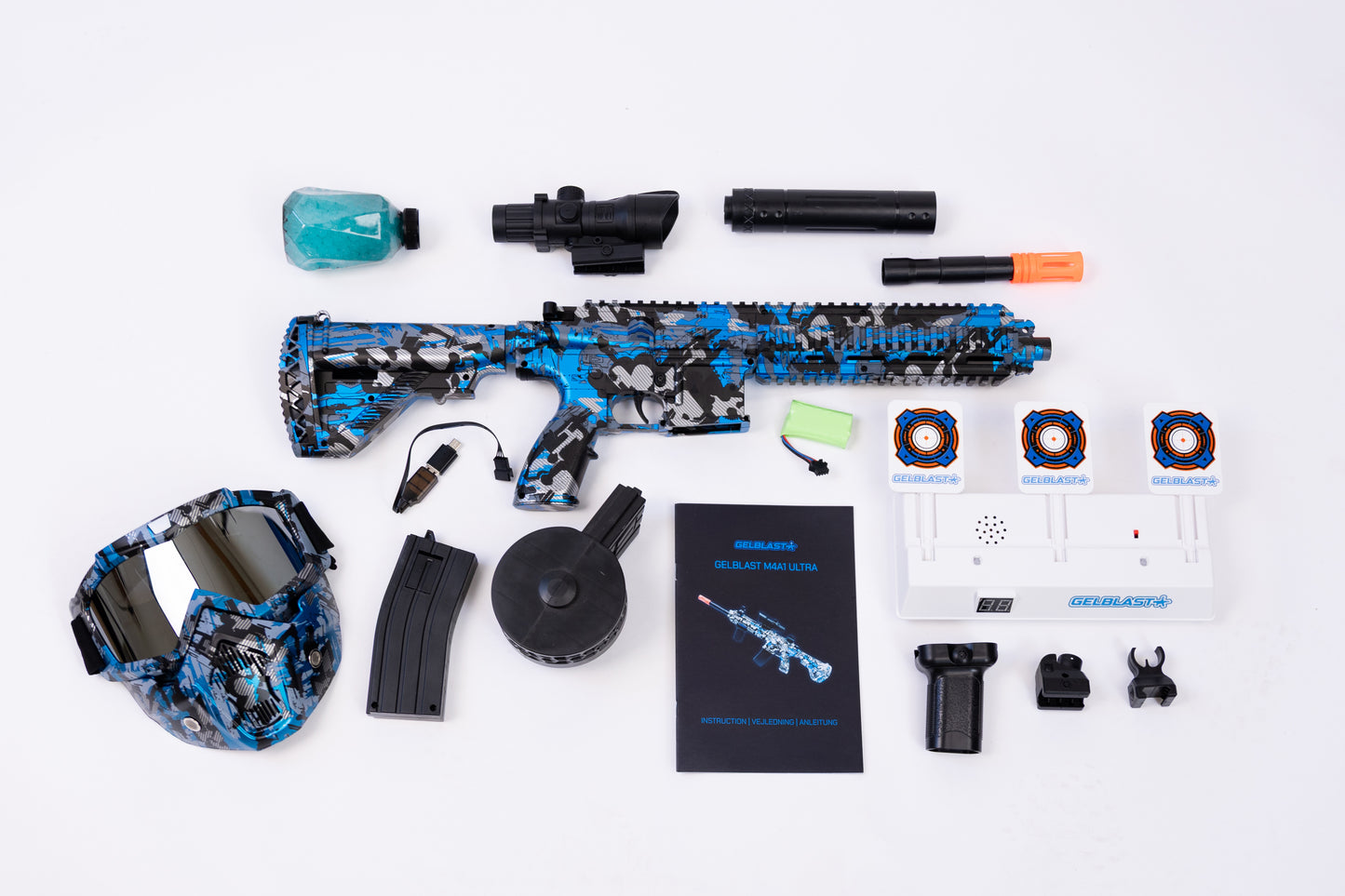 GelBlast M4A1 ULTRA Silver Military