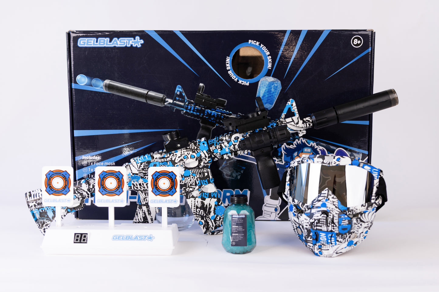 GelBlast M4A1-LightStorm Blue Frozen
